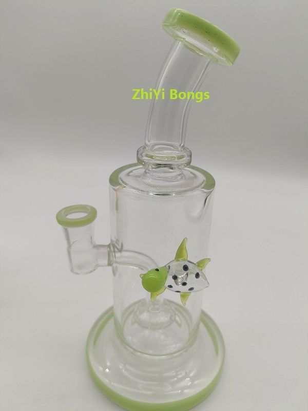 CE Tortoise Glass Dab Rigs Percolater Water Pipe Recycler Glass Adapter Bongs 14mm