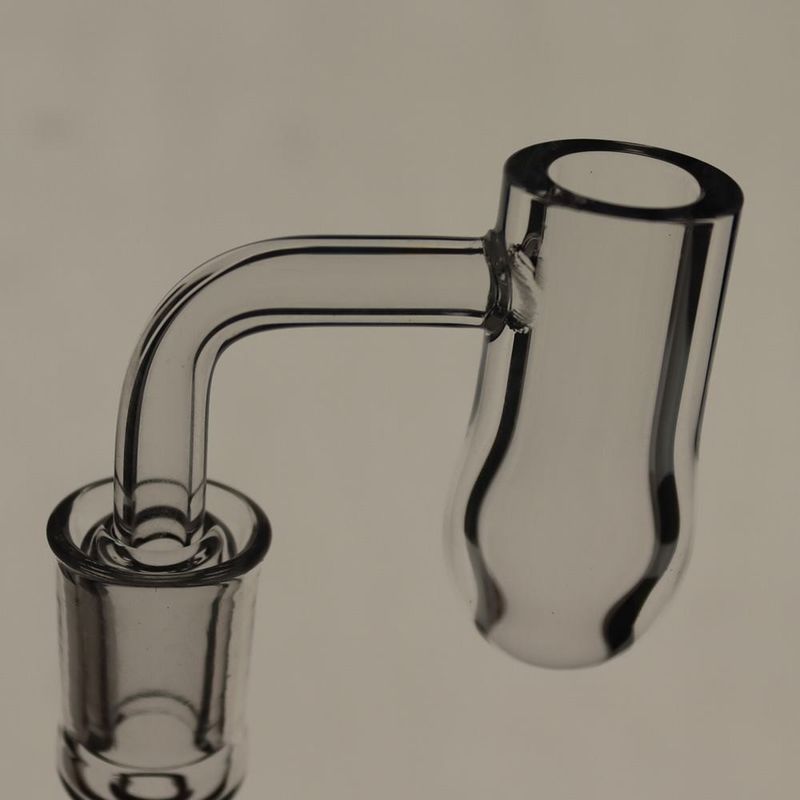 10in Clear Glass Quartz Nail Dab High Durability Custom Glass Pipes For Smoking