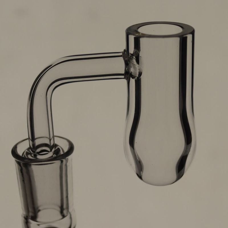 10in Clear Glass Quartz Nail Dab High Durability Custom Glass Pipes For Smoking